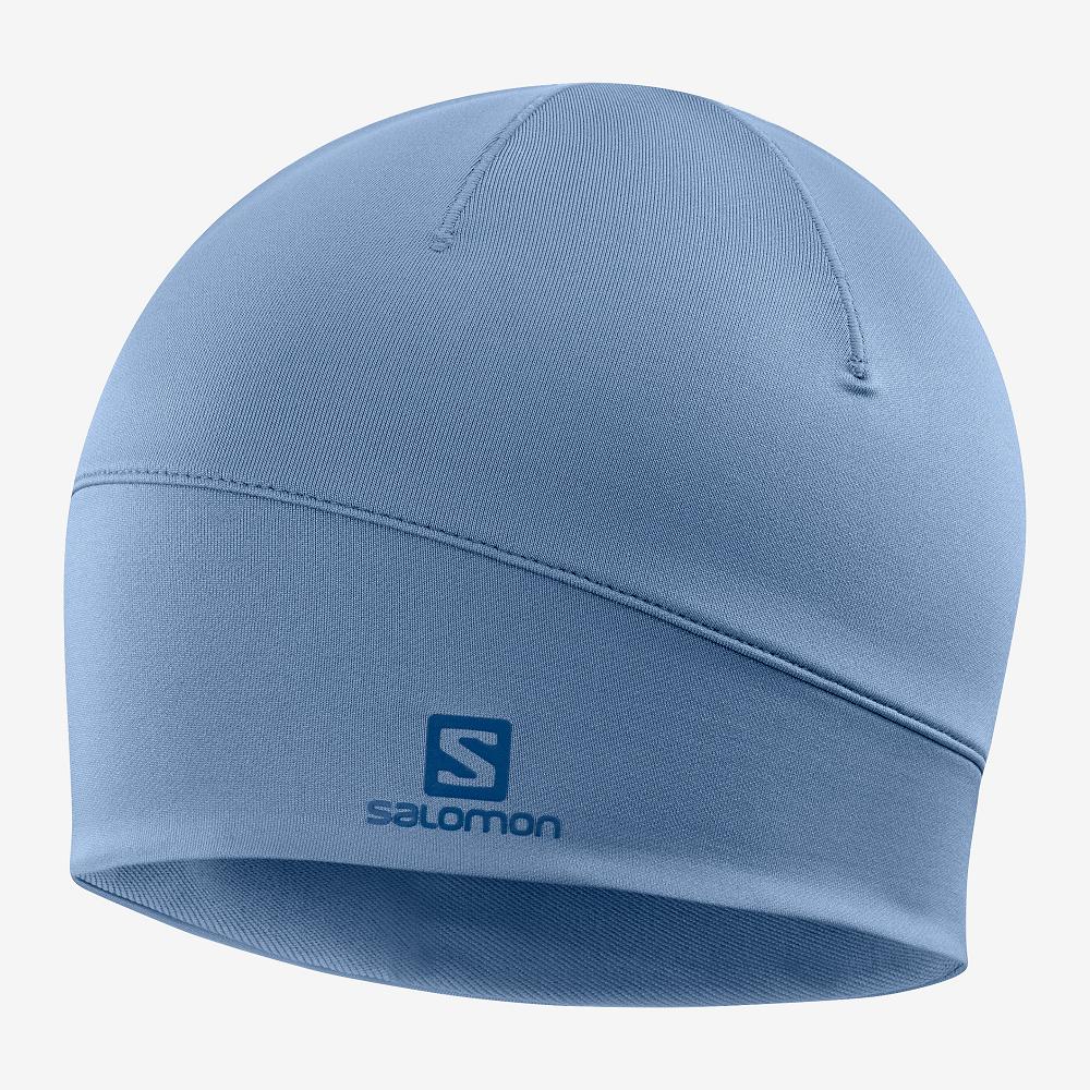 Salomon Israel ACTIVE - Mens Headwear - Blue (NZHD-05738)